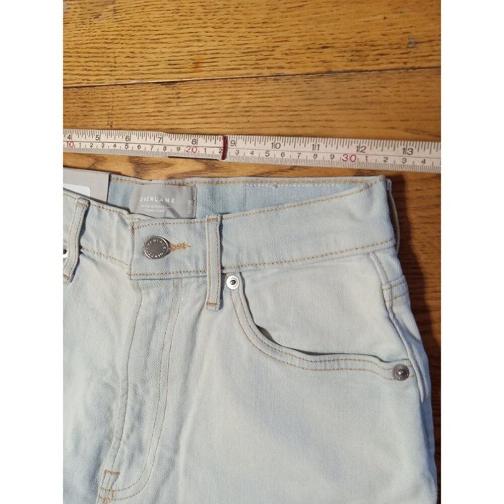 EVERLANE Jeans Womens NEW 25 Crop Original Cheeky Organic Cotton Defects - Picture 5 of 12